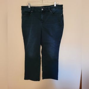 NYDJ Dark Wash Crops